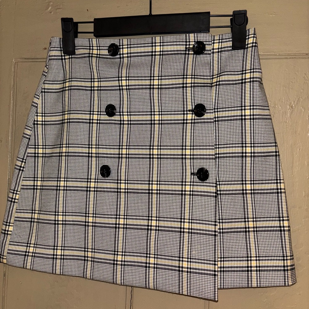 Plaid Mini Skirt